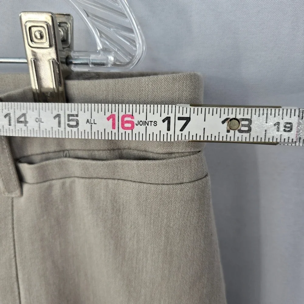 J Jill Pants Woman‎ Size 14 Khaki Beige Career Casual Travel Straight Stretch